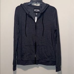 NWT! Victoria Sport Heather full zip Hoodie